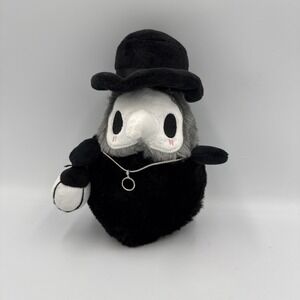 Halloween Plague Doctor Soft Plush Decoration 20cm Spooky Goth Creepy